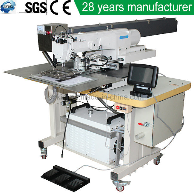 Automatic Laser Pocket Cutting Industrial Sewing Machine