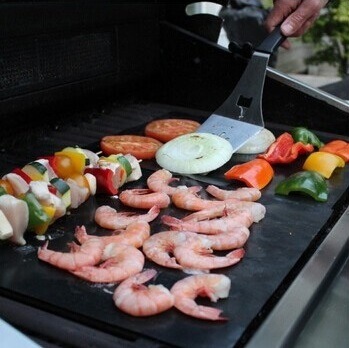 BBQ Grill Mat Oven Baking Pan Liners 100% Non-Stick Heat Resistant BBQ Grill Mat