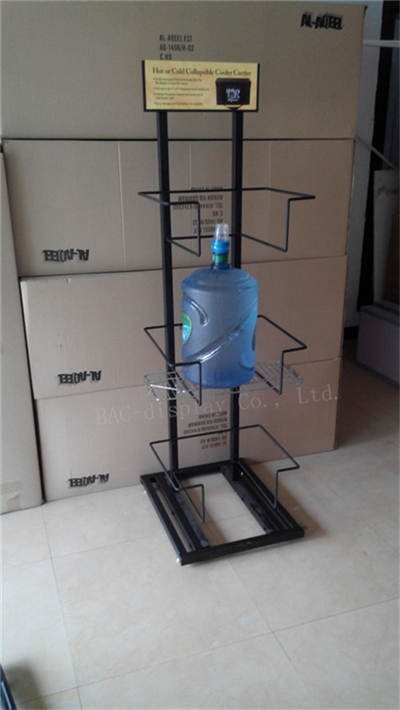 Simply Constructed Wire Metal Bag Display Stands