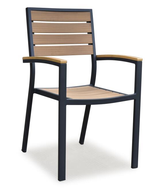 Wholesales Polywood Furniture Outdoor Aluminum Dining Chairs (PWC-15605)