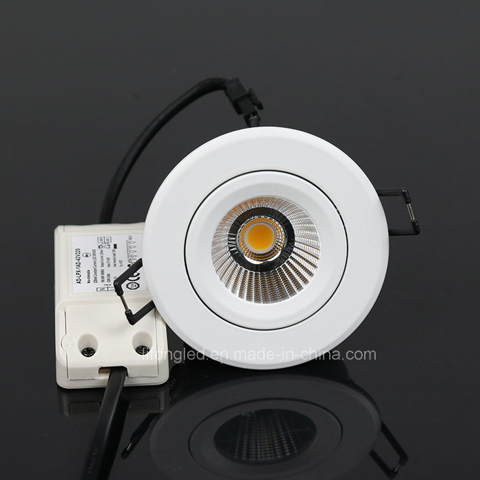 Top Recessed 7W 9W 12W LED COB Downlight