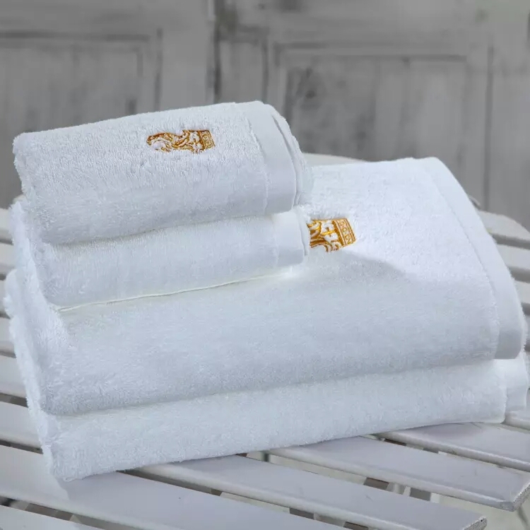 Manufacturer Supply Embroidered Thick Cotton Hand Towel Hotel Textile (JRD022)