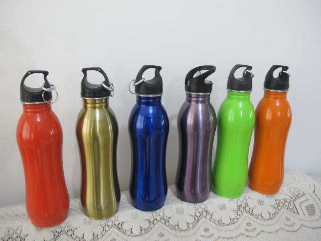 400ml-750ml Colorful Stainless Steel Sports Water Bottle