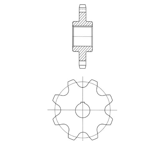 304 Stainless Steel Chain and Sprocket