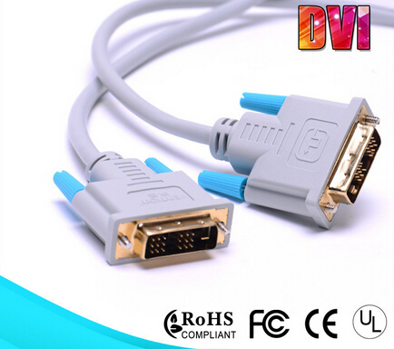 Gold Plated UL20276 DVI Cable 24+1 Male to Male