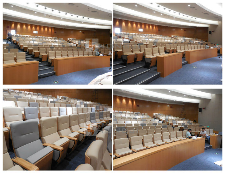 Hongji Auditorium Chair with Writing Tablet for Wholesale