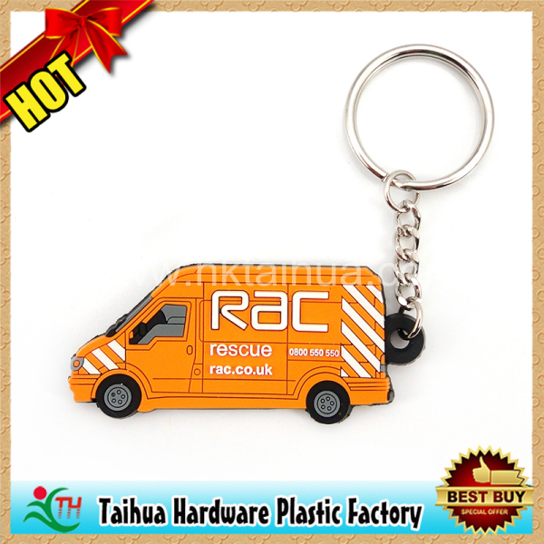 Promotion Custom Rubber PVC Keychains (TH-9104)