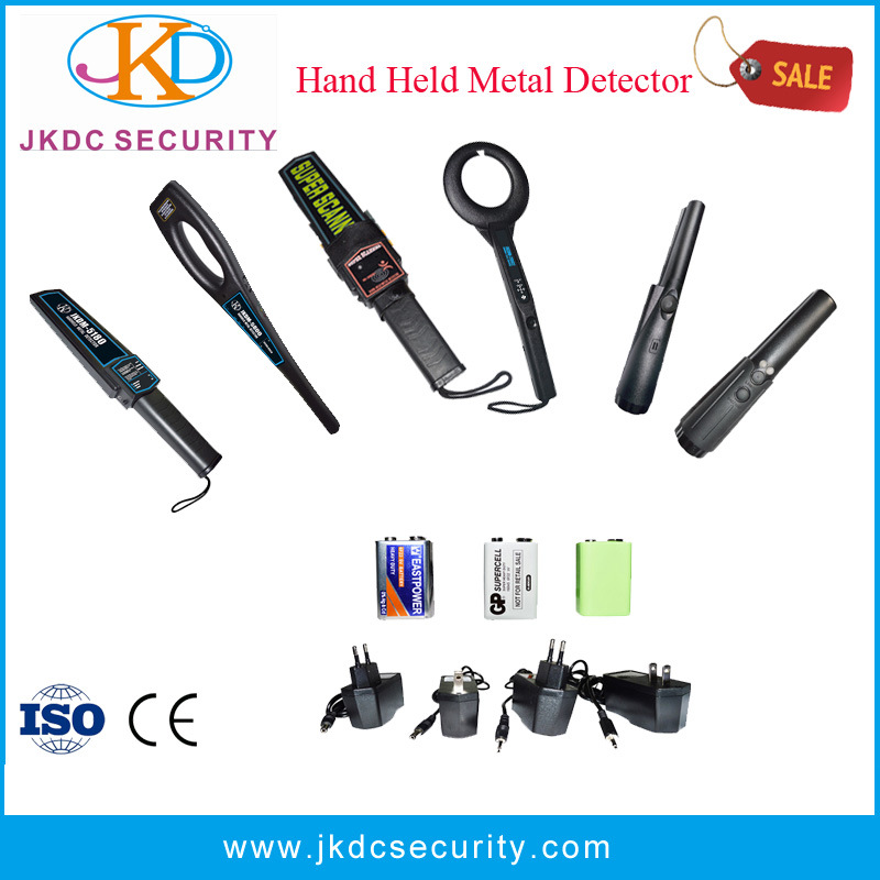 High Sensitive Portable Security Alarm with Hand-Held Metal Detector