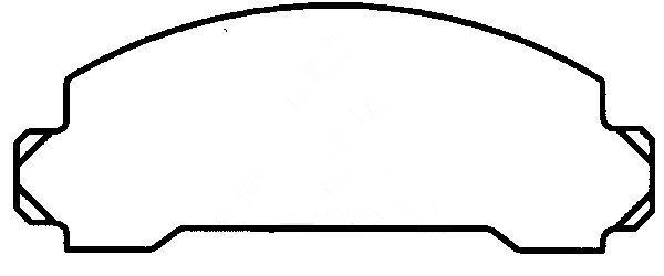 D249-I Backing Plate for Brake Pad