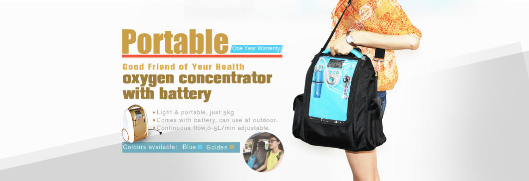 Small Portable Battery Oxygen Concentrator with Rechargeable Battery