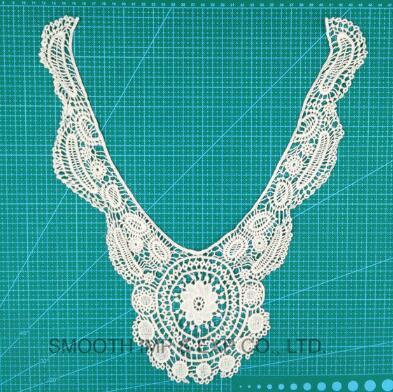 Fashion Cotton Crochet Necklace White Embroidery Lace Collar Fabric Textile