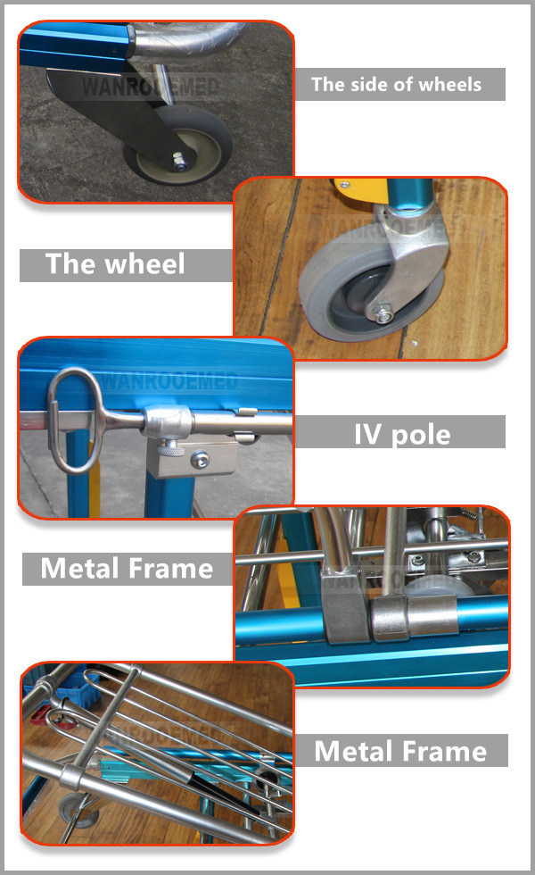 Ea-3A3 Multifunctional Double Layer Separable Ambulance Stretcher Trolley