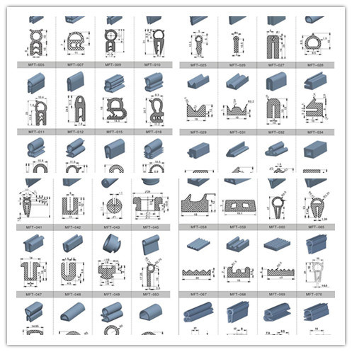 Customized Rubber Weather Strip for Aluminum Door and Window