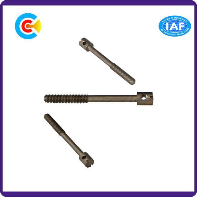 DIN/ANSI/BS/JIS Carbon-Steel/Stainless-Steel Word Telescopic Seal Slotted Hole Spherical Screw