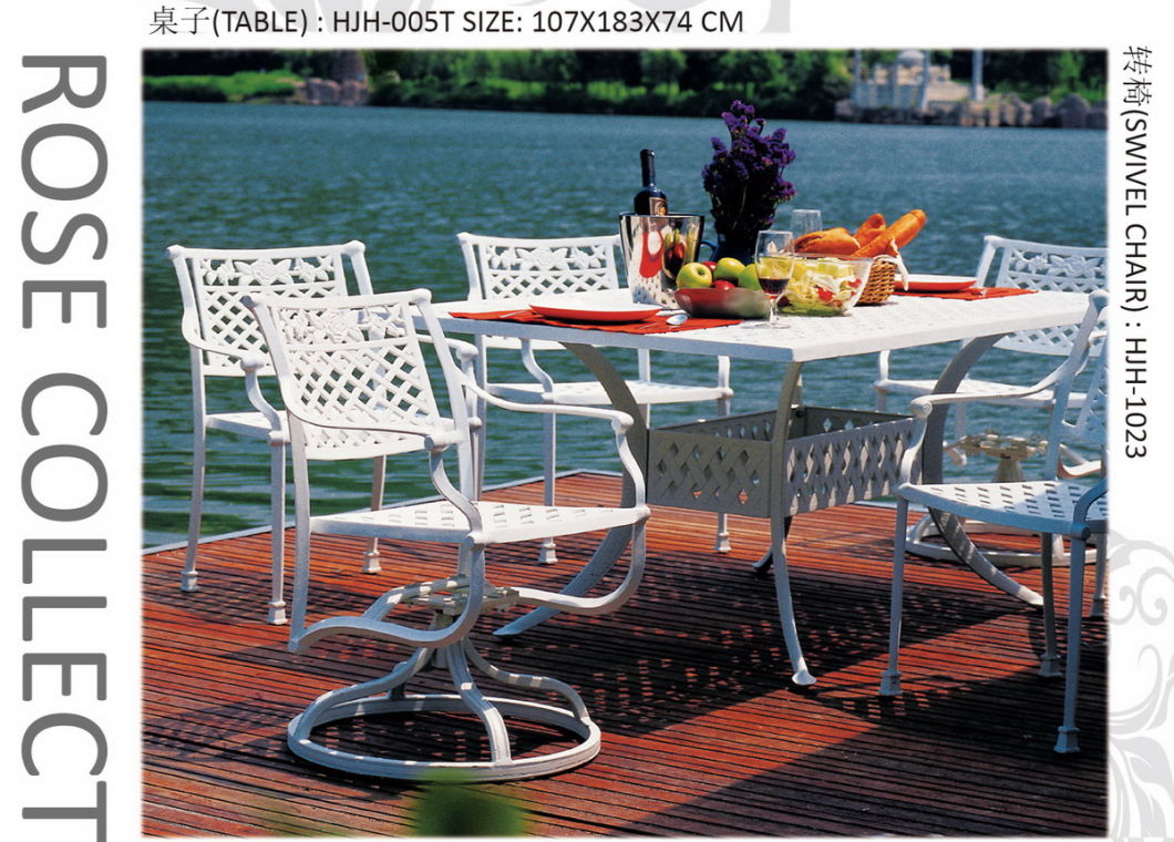 Europe & American Style Cast Aluminum Patio Dining Table