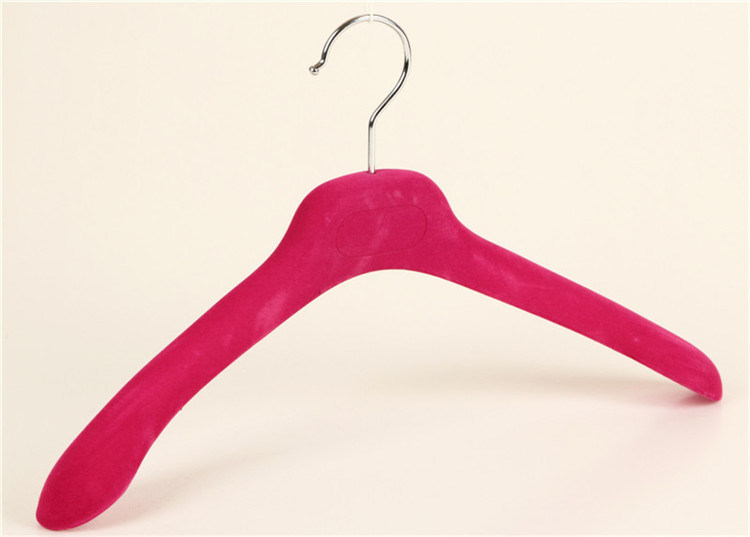 Wholesale Luxury Custom Female Flocked Velvet Hangers