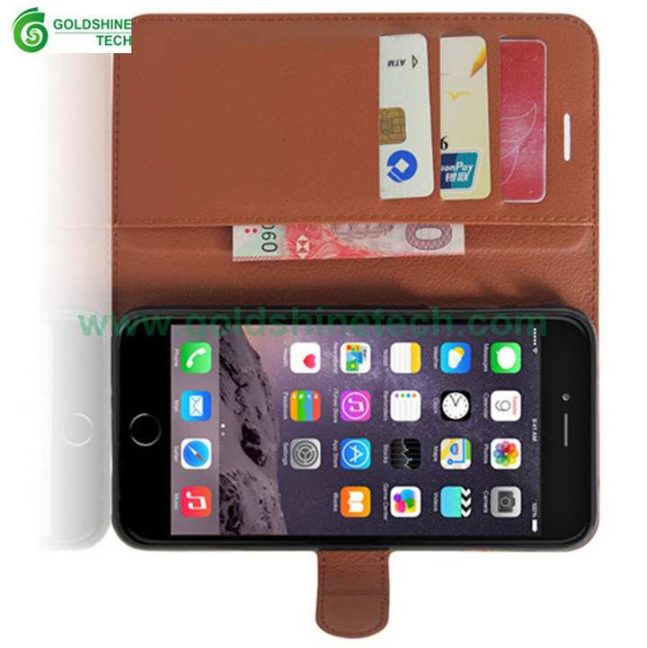 Mobile Phone Lichi PU Leather Case for iPhone 7