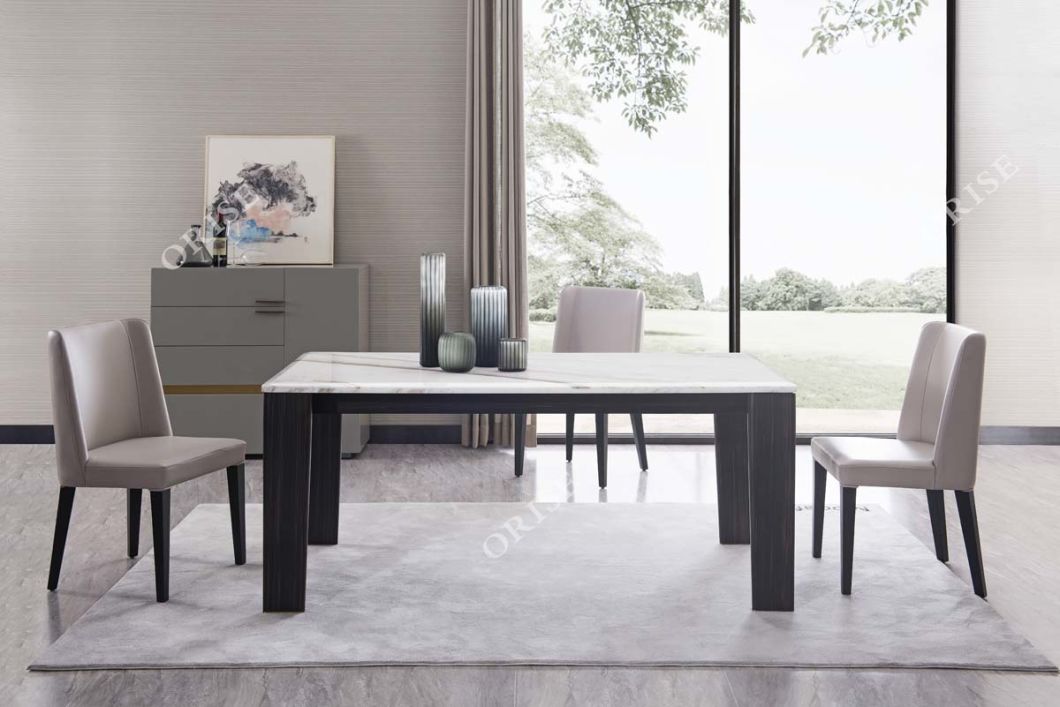 Fashion White Dining Table Chairs Set Dining Room Furniture