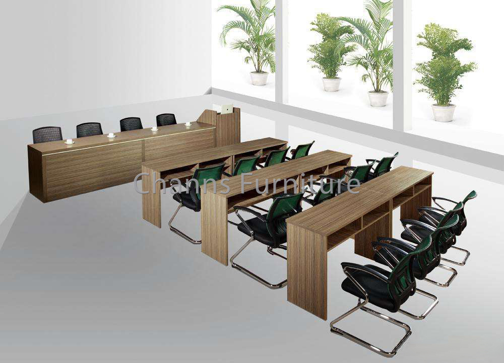 Popular Design Training Furniture Wood Office Table for Meeting Room (CAS-MT31412)