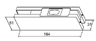 Glass Door Patch Fittings (D-F-010)