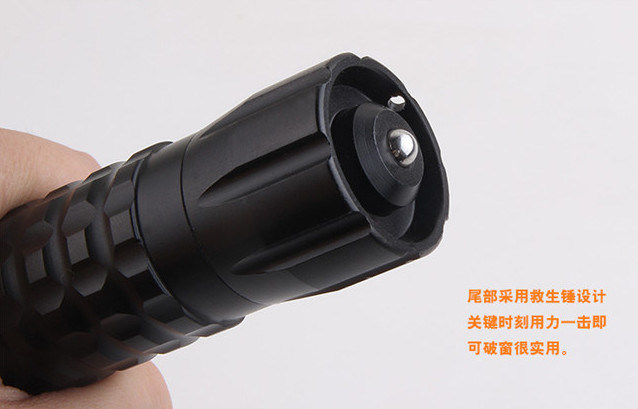 X5 Aluminum Electric Shock Stun Guns with Flashlight (SYSG-895)