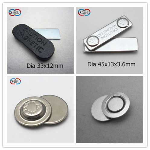 Plastic Cover Name Badge in Neodymium Magnet Material for Promotion Gift