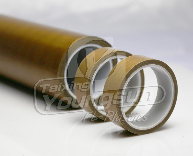 Teflon PTFE Coated Fiberglass Adhesive Tape (YS-7013)