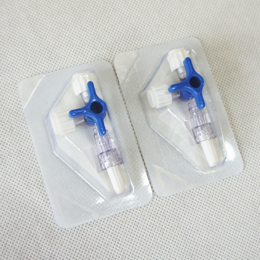 Medical Disposable Sterile Three Way Valve, 3 Way Sopcock, Three-Way Stopcock