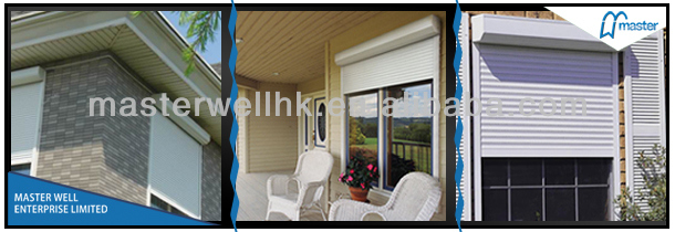 Polyurethane Foamed Roller Shutter/Polycarbonate Roll Shutter/Foam Aluminum Shutters/Aluminum Rolling Shutter