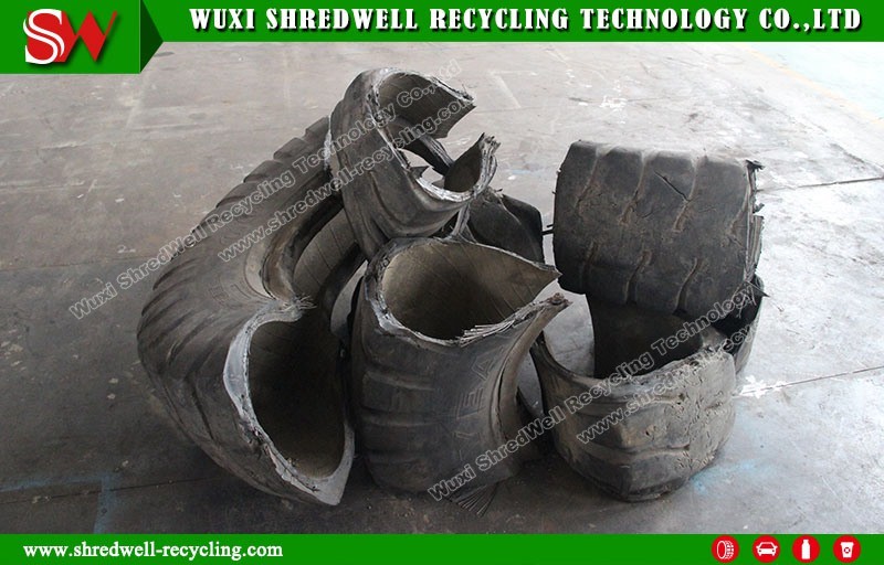 Shredwell Mine Tire Cutter Professional Big Size Tyre Cutter