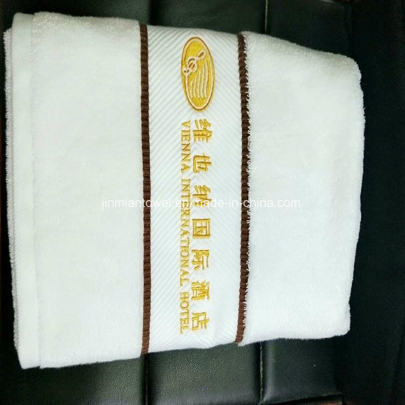 100% Cotton Plain Weave Hotel Bath Towel