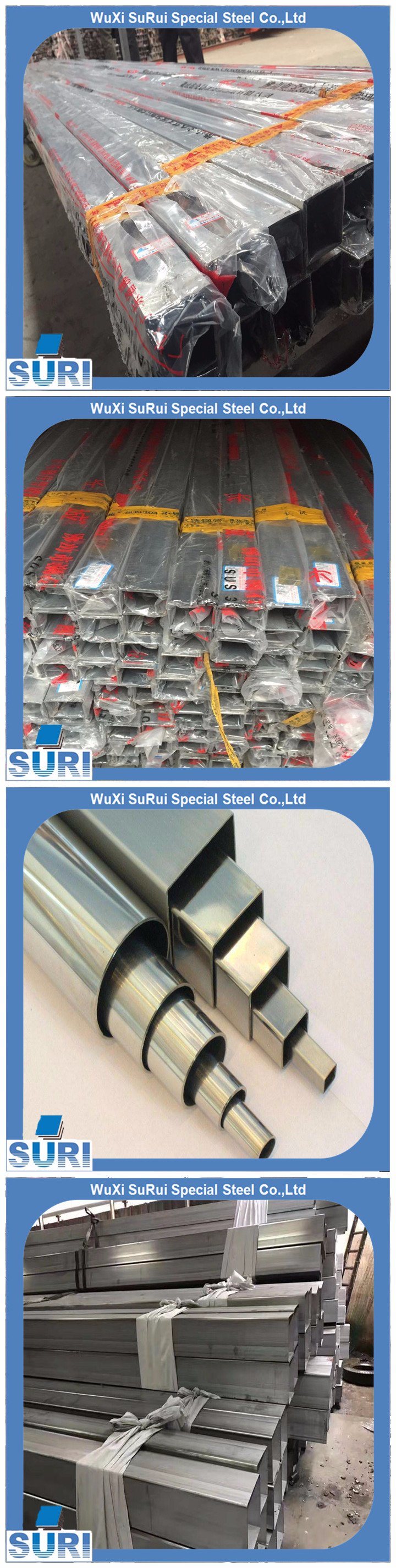 Stainless Steel Square Tube Welded Sanitary 304 Square Tube/Pipe