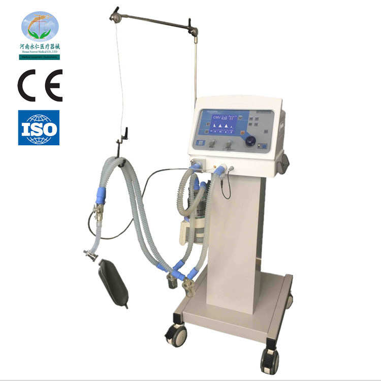 Ce Certificated Trolley Mechanical ICU Ventilator