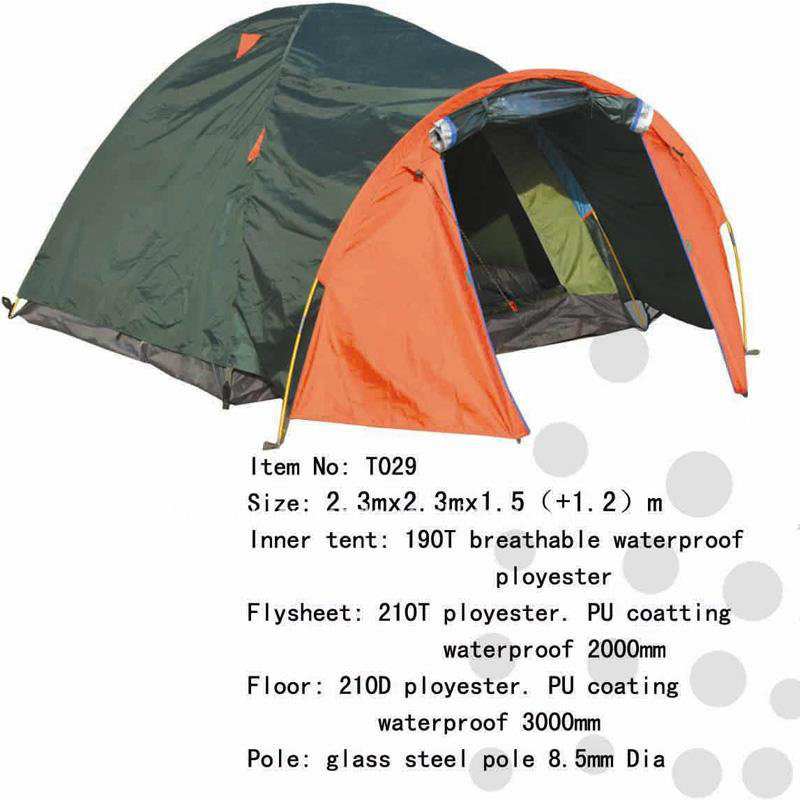 Pop up Outdoor Camping Tent of 3-4persons