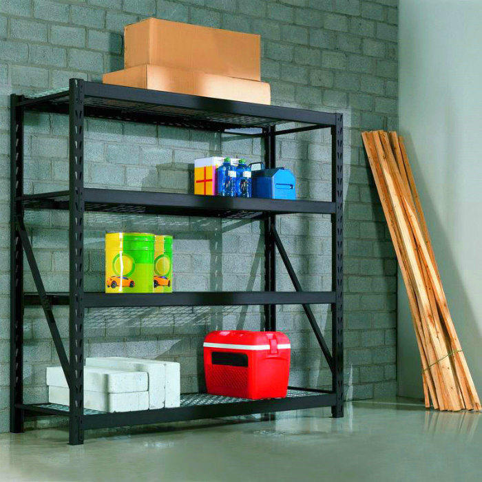 4-Tier Industrial Storage Garage Rack Shelf