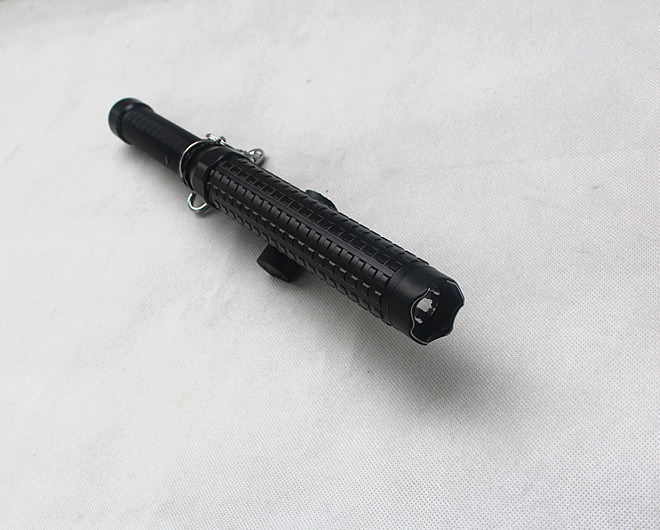 999 Telescopic Batons Telescopic Stun Gun Adjustable Tactical Flashlight