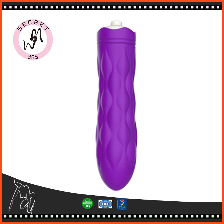 Embossed Vibrating Clit Massager AV Wand Silicone G-Spot Sex Toys