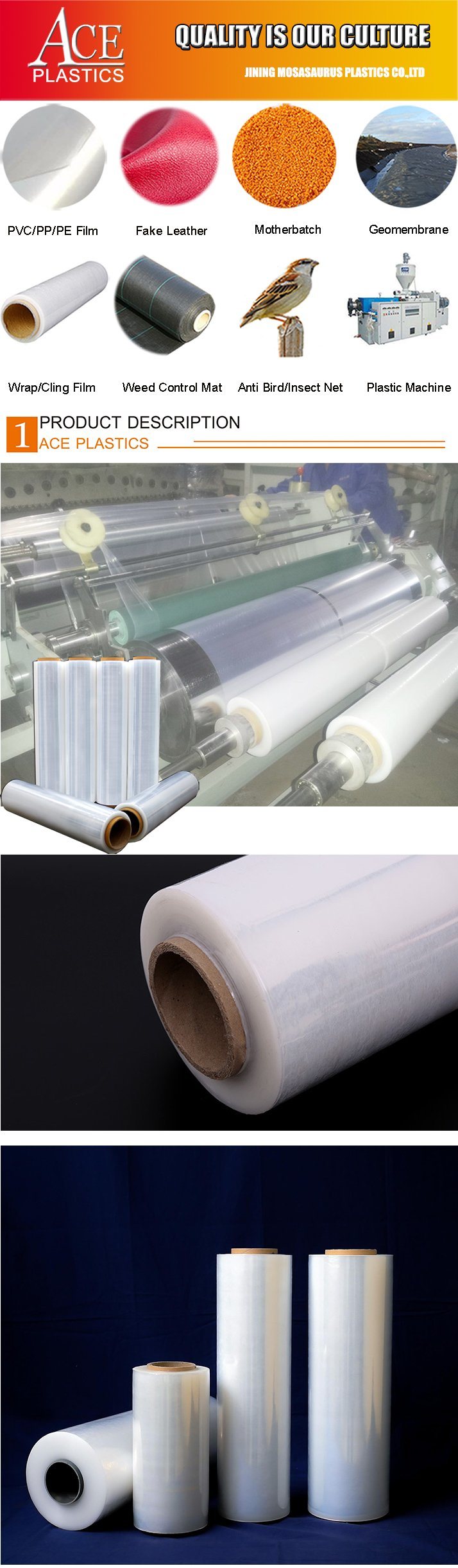 Best Fresh PVC/PE Cling Film for Food Wrapping