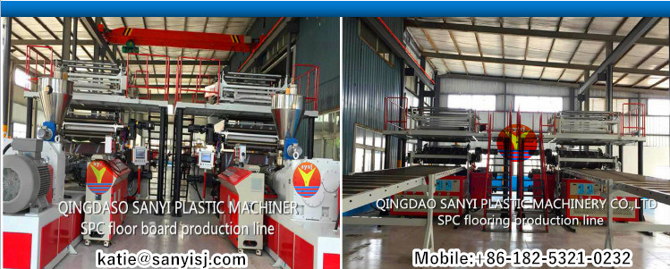 Rigid Core Spc Floor Board/Panel/Tile/Plank Making Machine