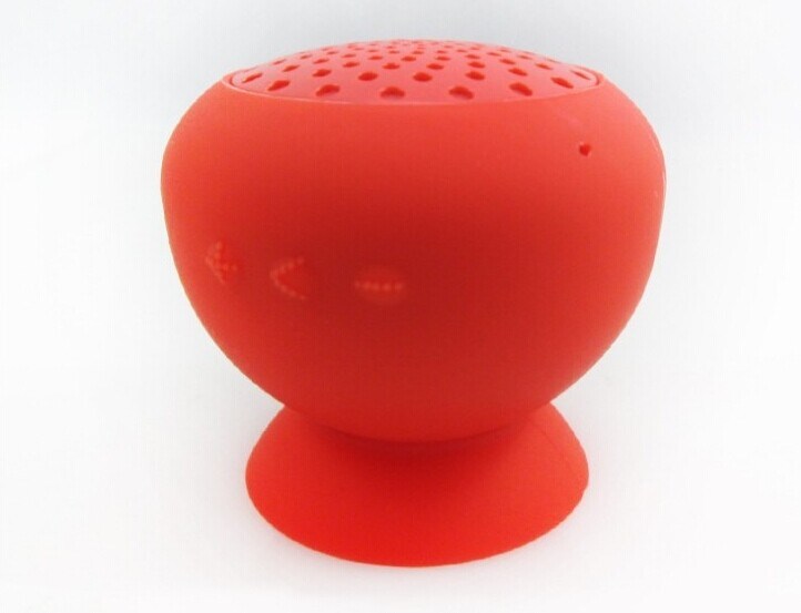 Silicone Mushroom Shape Super Bass Sucker Wireless Bluetooth Speaker (OM-S17)