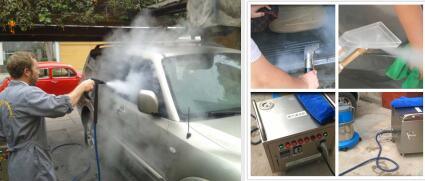 Optima Portable Two Guns Steam Car Engine Wash Machine Cleaner for Cars