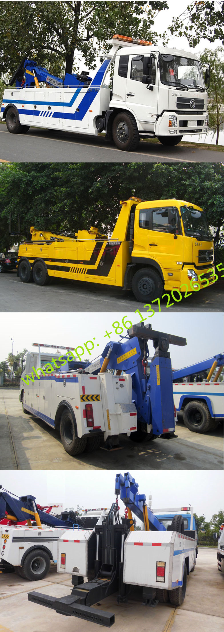 Sinotruk HOWO 20 Tons Heavy Duty Tow Truck Road Wrecker Tractor Truck with Crane