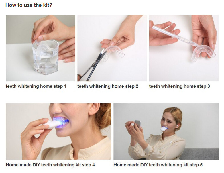 Home Use Dental Light Teeth Whitening Gel Beautiful Smile Teeth Whitening Kits