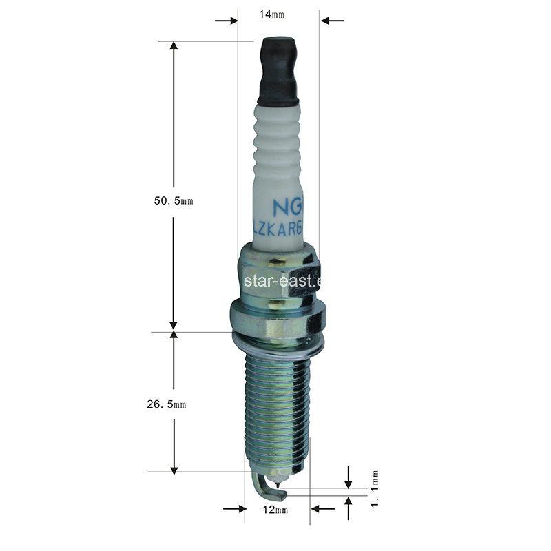 Hight Quality Spark Plug for Ngk Lzkar6ap Nissan/Toyota 22401 ED815