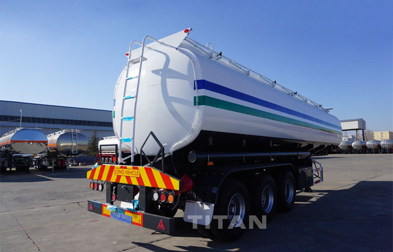 Fuel Tanker / Tank Trailer / 3 Axle 45000 Liters Stainless Steel Diesel Fuel Tank Prices Manufacturers / Acid Tanker Truck Semi Trailer for Acid Transport