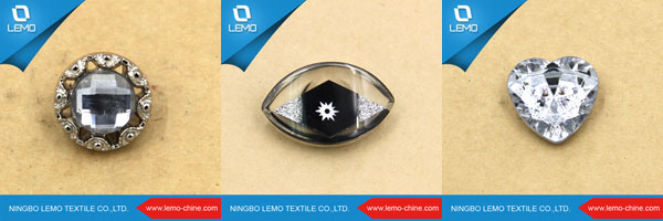 Shinning Acrylic Pearl Buttons for Back Decoration