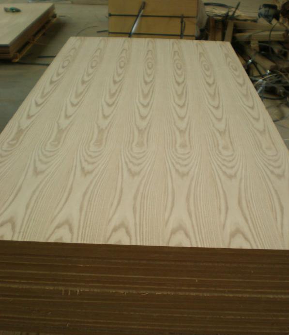 Cheap Artificial Teak Wood Veneer MDF for Furniture Board