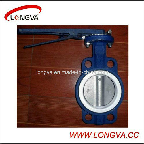 High Quality Cast Steel Wafer Type Butterfly Valve