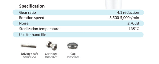 Tealth 4: 1 Endo Reciprocating Reduction Contra-Angle Dental Handpiece