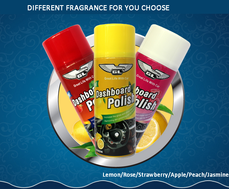 Lemon Rose Strawberry Car Dashboard Cleaner